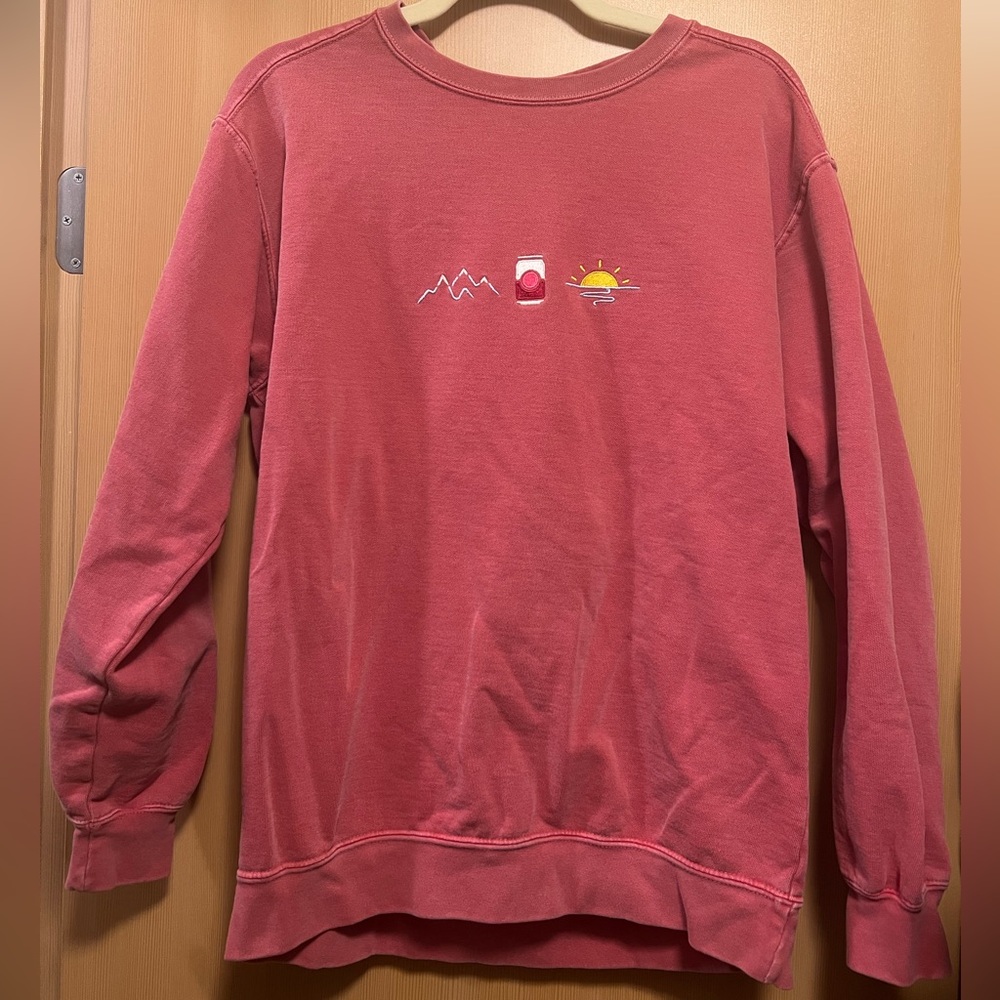spindrift drink brand long sleeve pullover